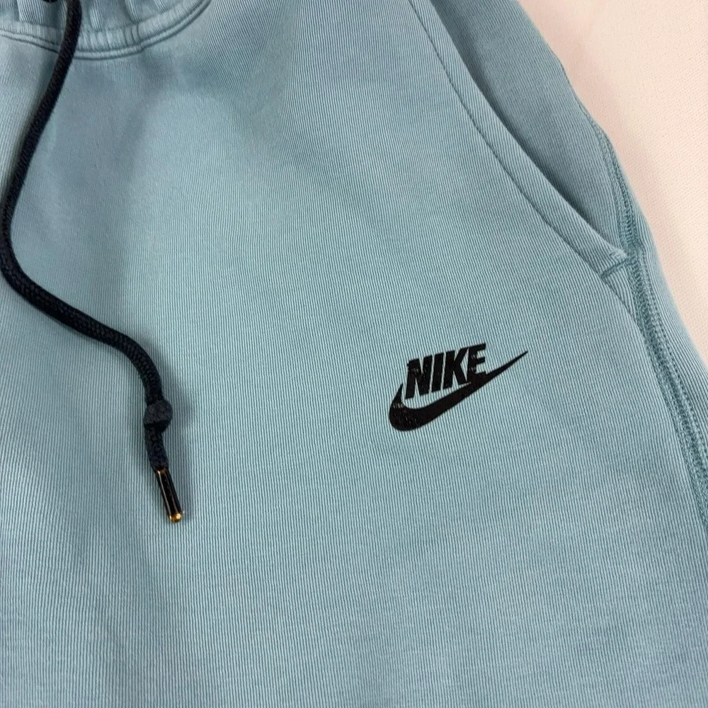 Nike Sweatpants Mens Medium Blue Fleece Joggers Zip Pocket Athletic FB8002-464